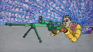 "Prone Sniper" Original Painting